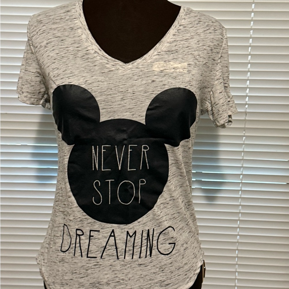 Disney Heather Gray Mickey Mouse Tee